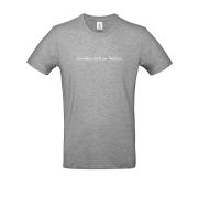 T-Shirt "Gewöhn dich an Anders" - Hellgrau
